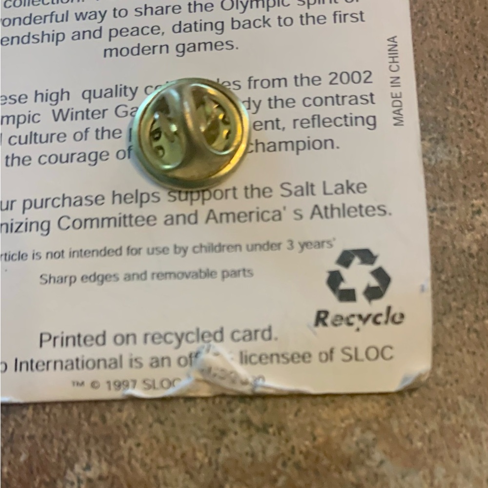 Salt Lake 2002 Olympic Pin - Picture 6 of 6
